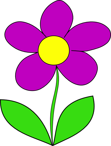 Single Clipart Spring Flower - Flower Clip Art (450x594)