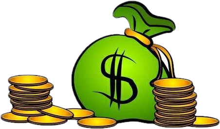 Money Bag Clipart Transparent Background - Money Bag Transparent Background (480x278)