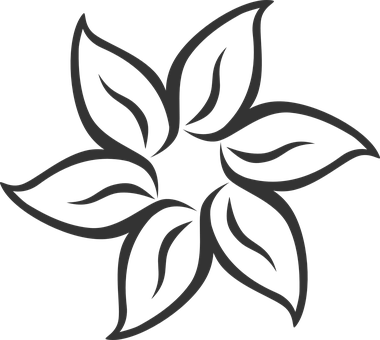 Flower, Symmetric, Leaves, Blossom - Flower Clip Art (380x340)