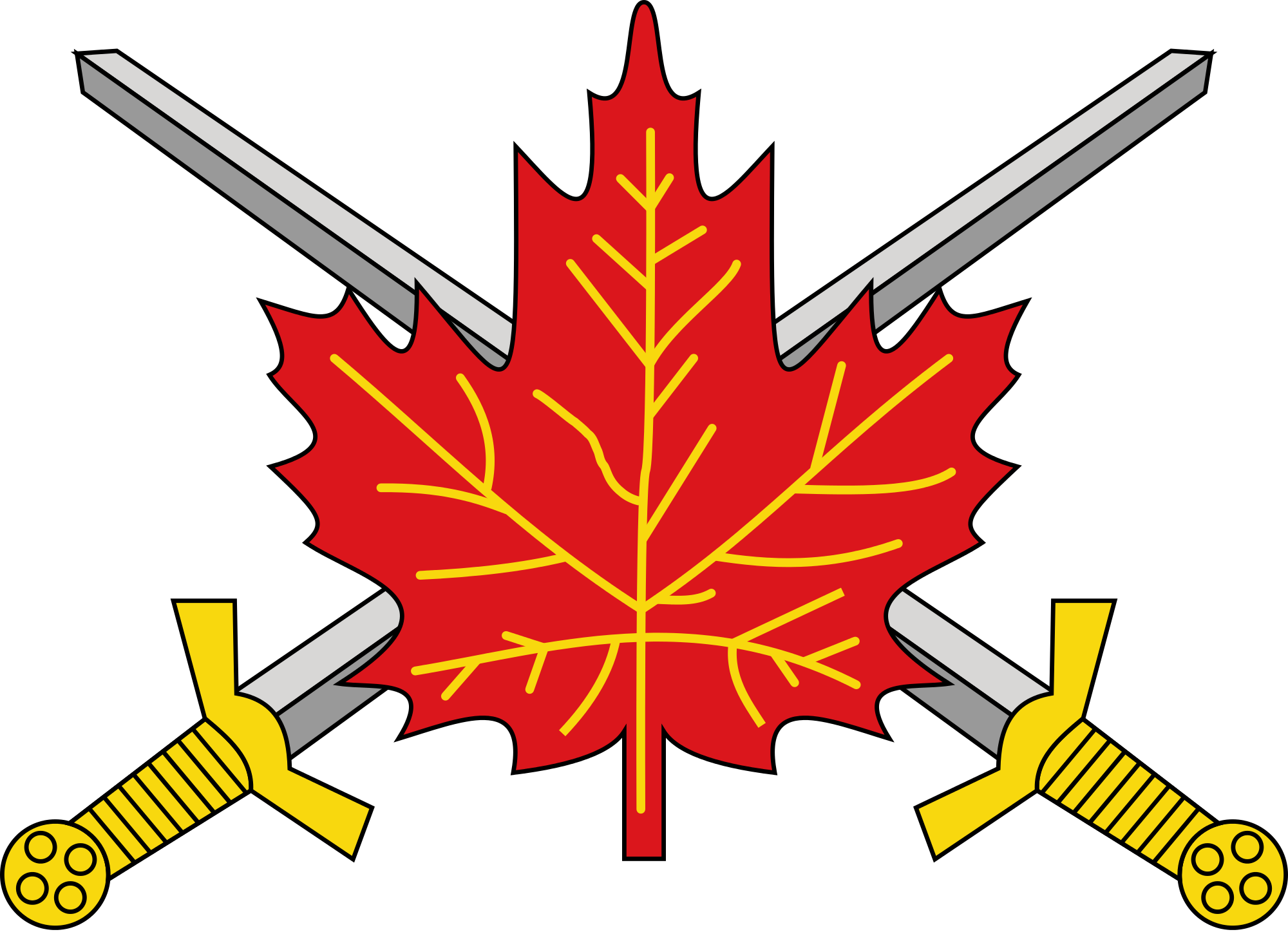 Open - Canadian Army Badge (2000x1447)