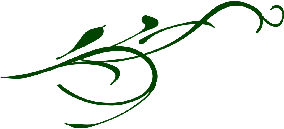 Flower Vine Clipart 13, - Green Leaf Border Clip Art (960x480)
