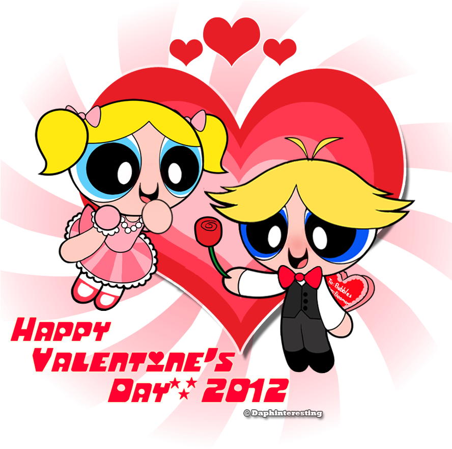 Ppg - Happy Valentines Day Powerpuff Girls (887x892)