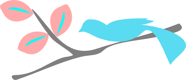 Cute Bird Clip Art - Mercy Clipart (600x260)