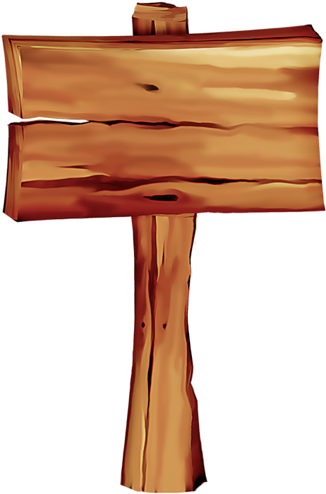 Pancartes - Clip Art Wooden Sign (574x800)