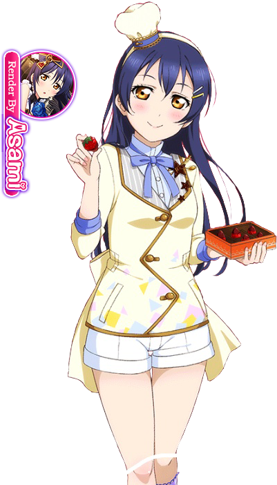Valentine's Day Sonoda Umi By Asamirosa On - 一年生 「たてぽす ラブライブ! Ver.感謝祭2016」 スクフェス感謝祭2016グッズ (512x720)