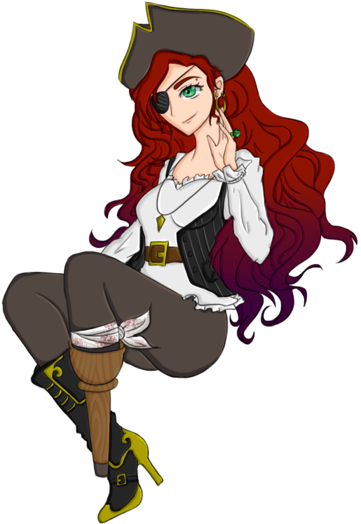 Peg Leg By Molleh33 - Pirate With Peg Leg (533x752)