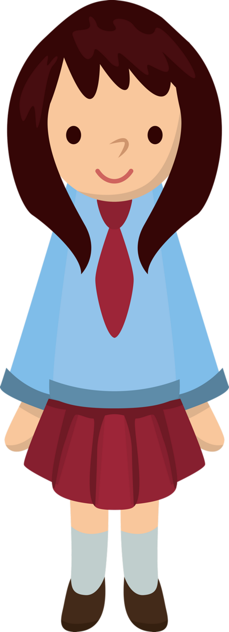 Escola & Formatura - Cartoon Student (464x1280)