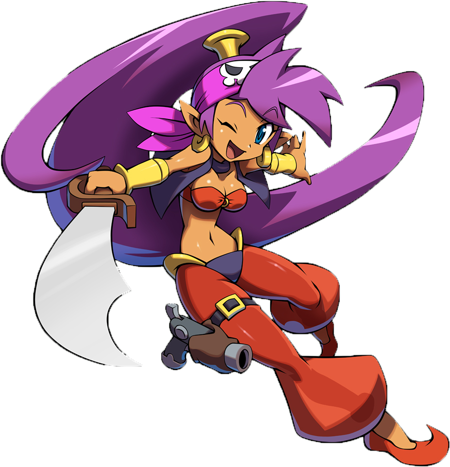 568kib, 991x1000, Pirate Shantae W Sword Render By - Shantae And The Pirate's Curse Png (991x1000)