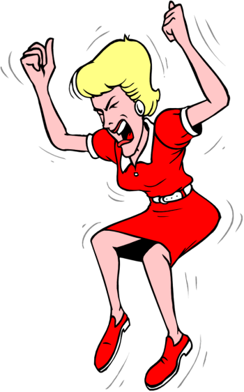 Woman Clipart Angry - Free Clipart Frustrated Woman (350x562)