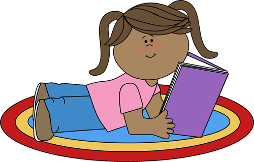 Girl Reading Clip Art - Read Clip Art (500x319)