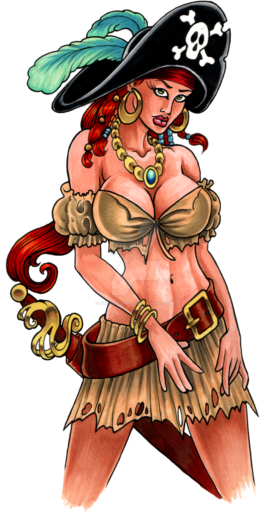 Another Pirate Girl By Twistofcain1975 Another Pirate - Hot Pirate Girls (900x1782)