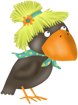 Toucan Cartoon Clipart Images Are Free To Copy For - Halloween Bird Clip Art (332x450)