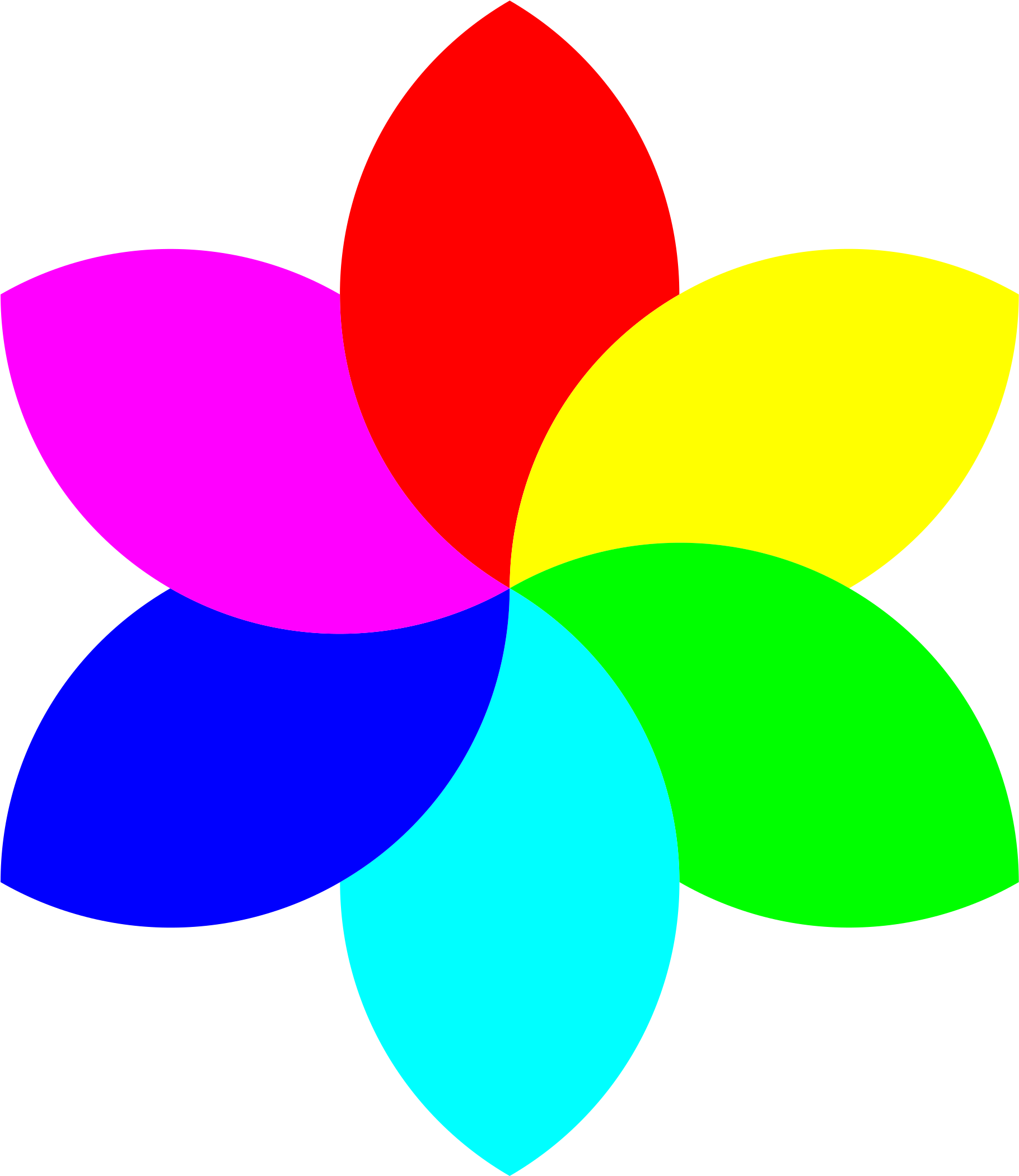 Big Image - Flower With 6 Petals (2400x2400)