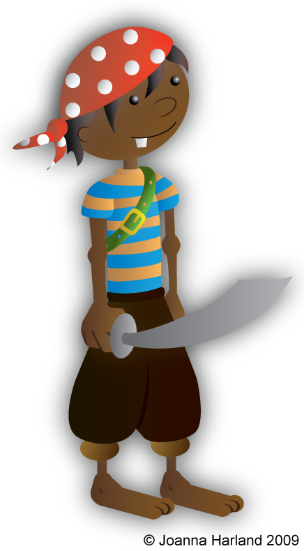 Child Pirate By Harlandgirl - Cartoon (436x790)