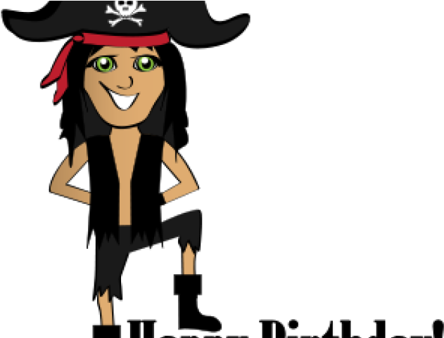 Pirate Clipart Happy Birthday - Balloon (640x480)
