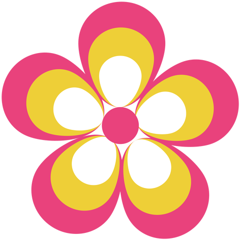 Colorful Flower Icon 4 Transparent - Florzinha Desenho (512x512)