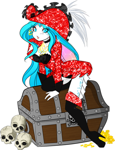 Moulin Mutant Pirate Wench By - Female Cartoon Pirate (479x619)