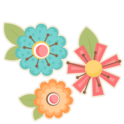 Flower Clipart Scrapbook - Cute Flower For Scrapbook (432x432)