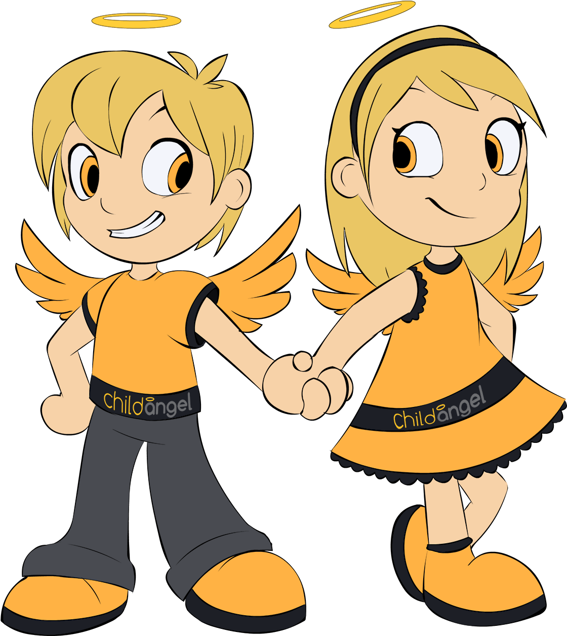 Child Angel - Cartoon (1320x1319)