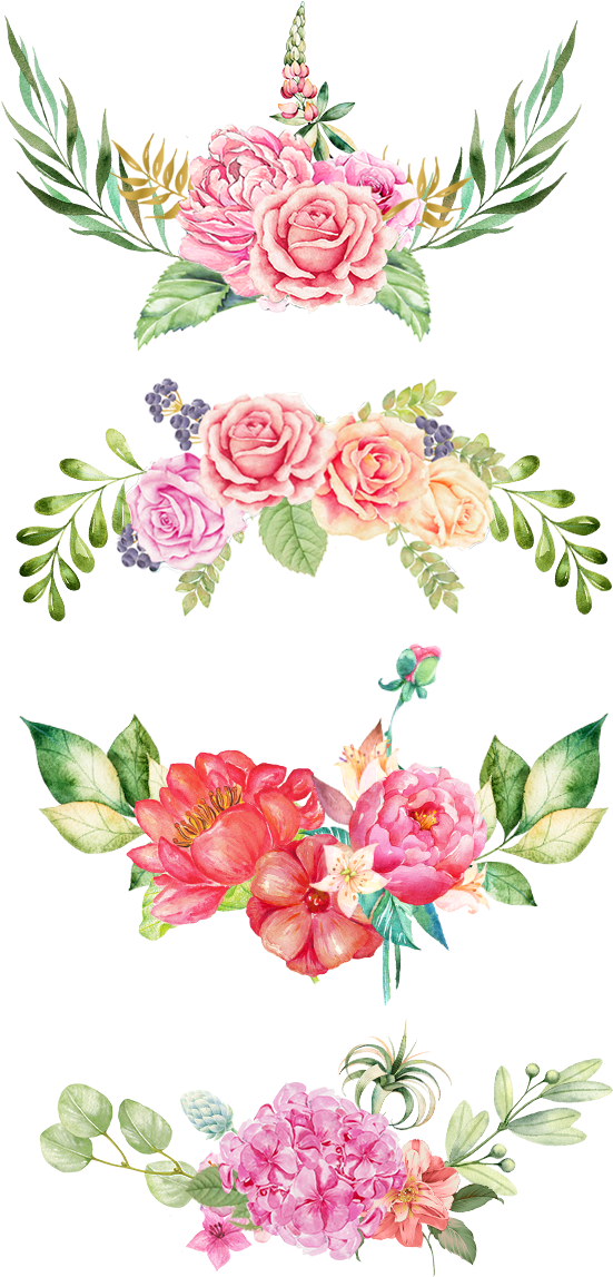 Aquarelle Une Fleur Gratuit Png Et Psd - Watercolor Flower Clipart Free (800x1200)