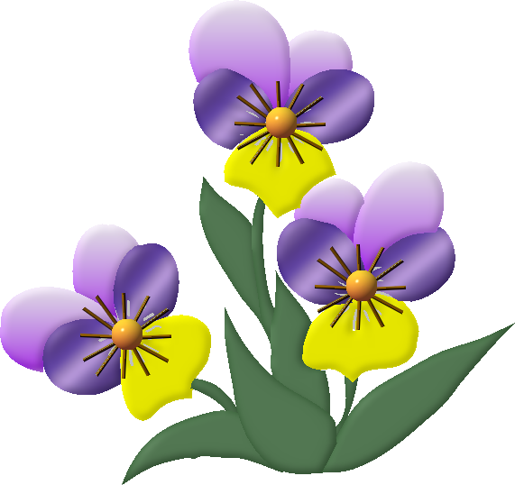 Dessin Fleur, Vitrail, Tatouages, Recherche, Fleur - Dessins De Pensées Fleurs (571x538)