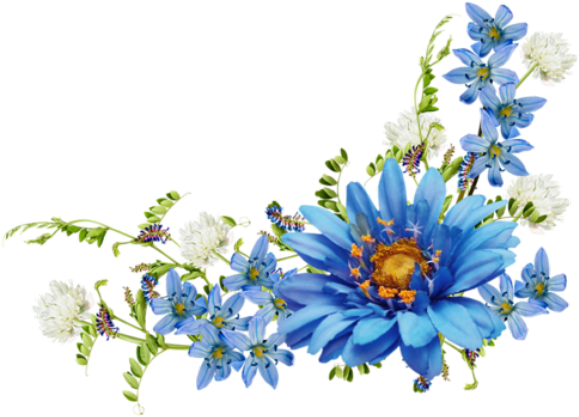 Le Rêve De Fleur Bleue - Small Flowers Corner (598x598)