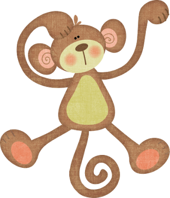 Resultado De Imagen Para Baby Monkey Dibujo - Jungle Baby Shower Invitations (344x400)