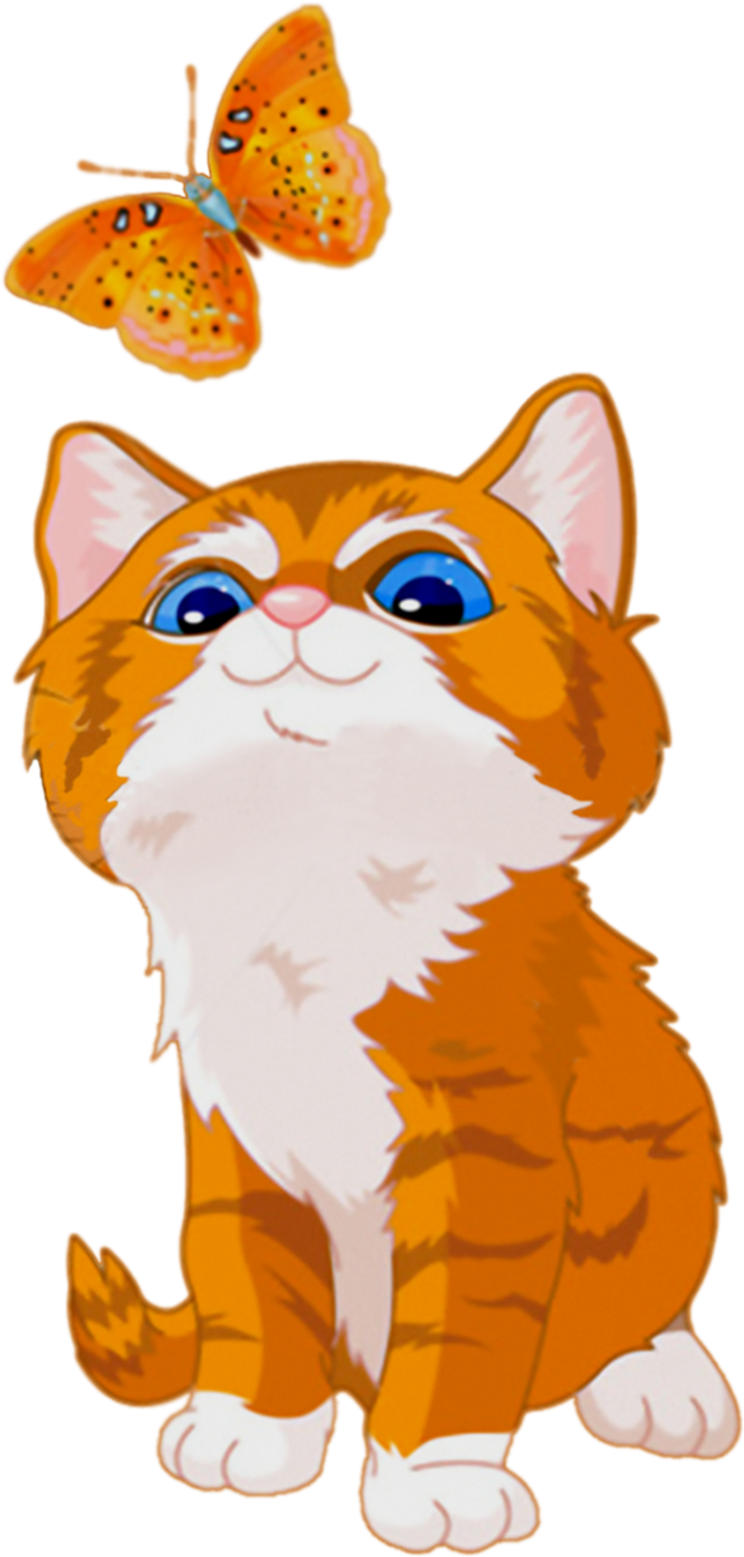 Dibujos Infantiles Png Buscar Con Google - Cartoon Cats Catch Butterfly (1066x1600)