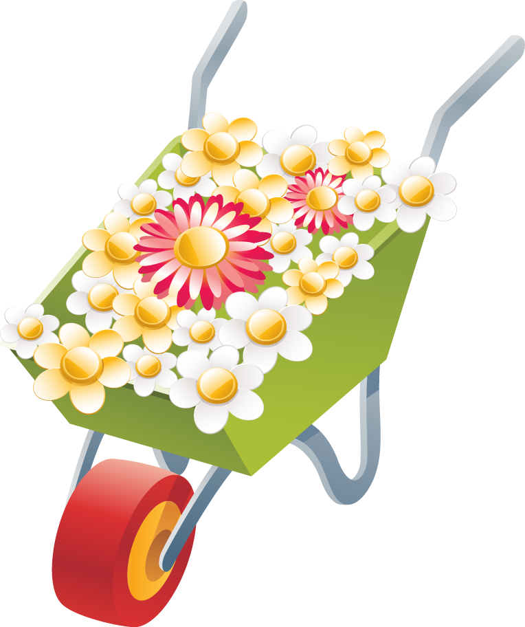 Decorations Pour Creas Toutes Decos - Free Vector Garden (764x912)