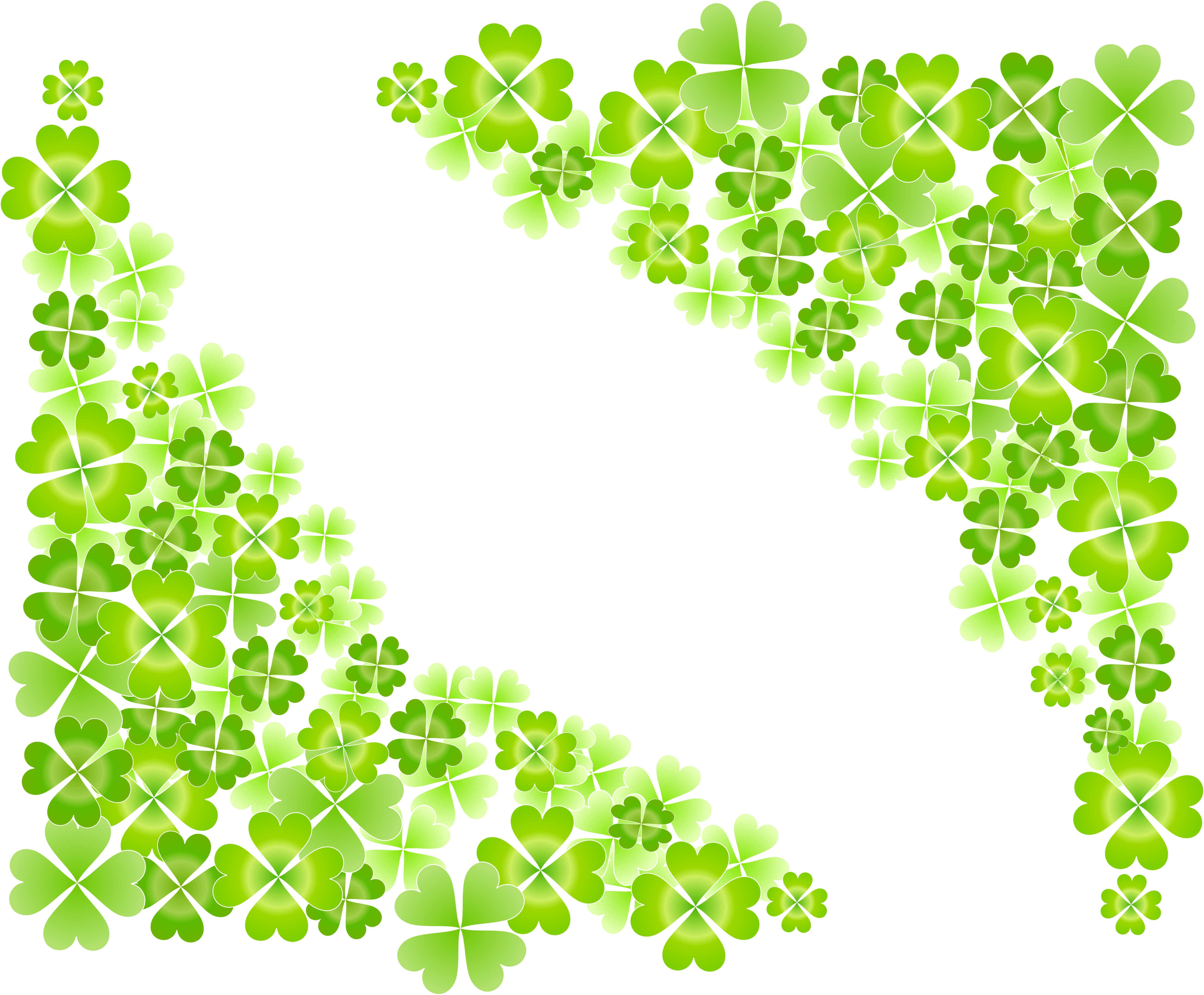 Four-leaf Clover - Clover Background - Four Leaf Clovers Background (5242x4330)