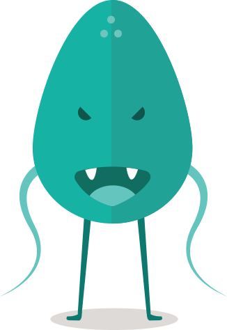 Cute Fun Monster Clipart - Clip Art (326x474)