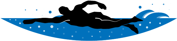 Pool Clipart Transparent - Swimming Transparent Clipart (600x325)