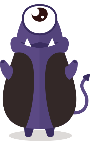 Cute Fun Monster Clipart - Clip Art (346x542)
