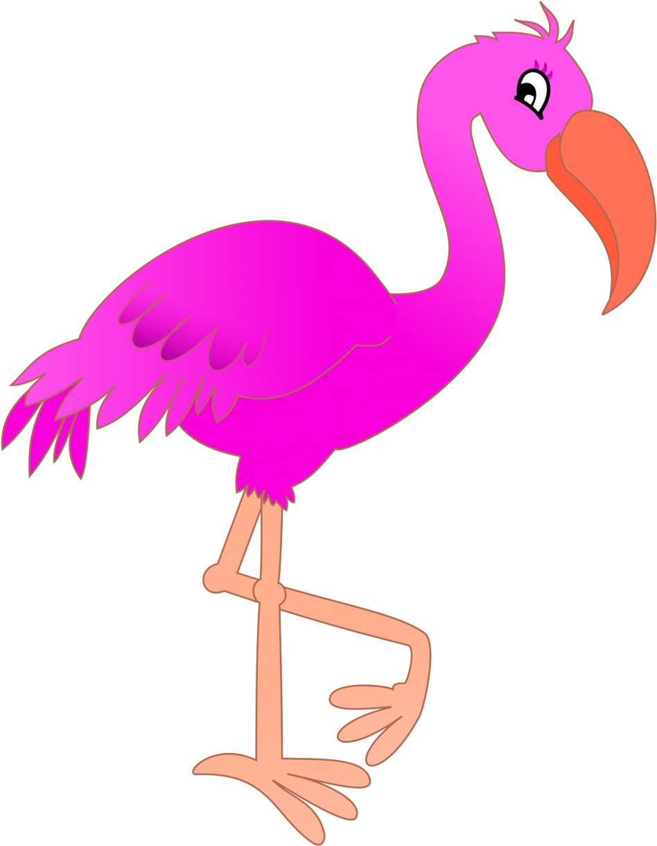 Flamingo Clipart - Flamingo Png (1000x1328)