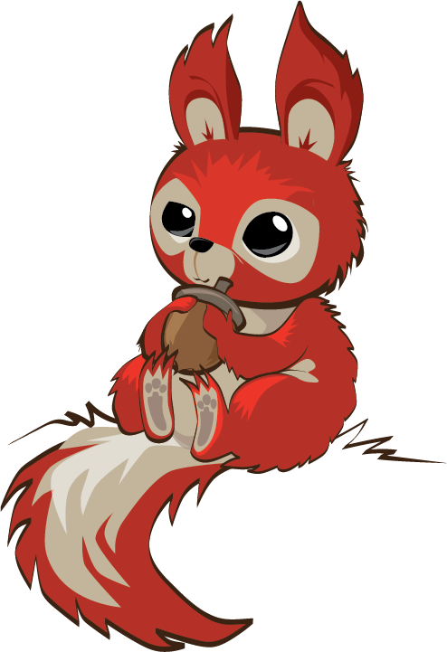 Dad Cartoon Squirrel - Squirrel Cartoon Png (494x721)