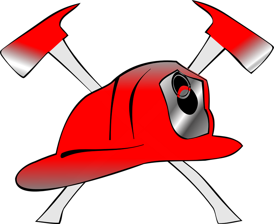 Fire Fighter Cartoon 15, Buy Clip Art - Firefighter Clipart Hat (882x720)