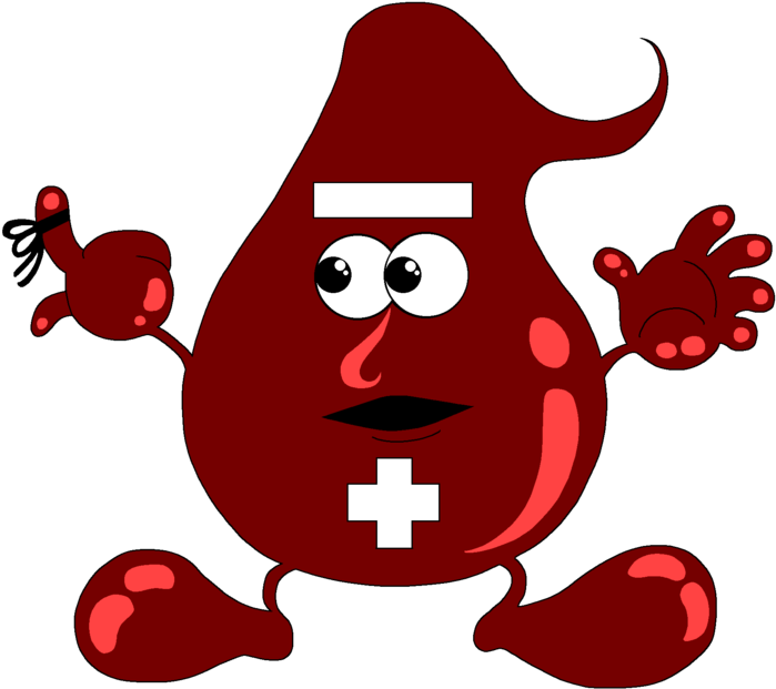 Blood Drop Cartoon Png (900x696)