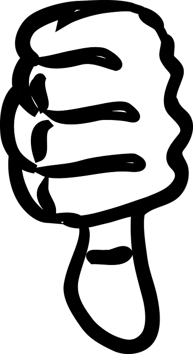 Thumbs Down Clipart - Thumbs Down Clip Art (393x720)