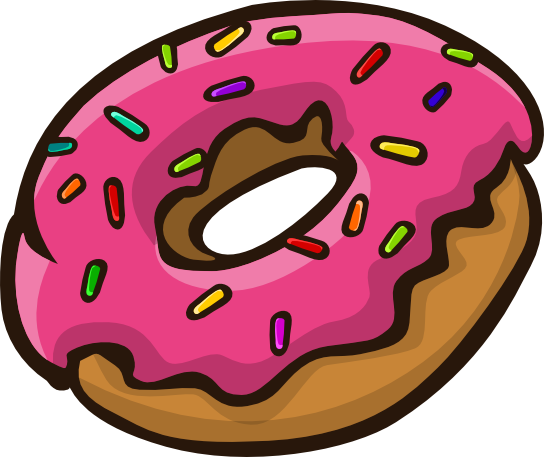 Free To Use Amp Public Domain Clip Art - Donut Clip Art (544x457)