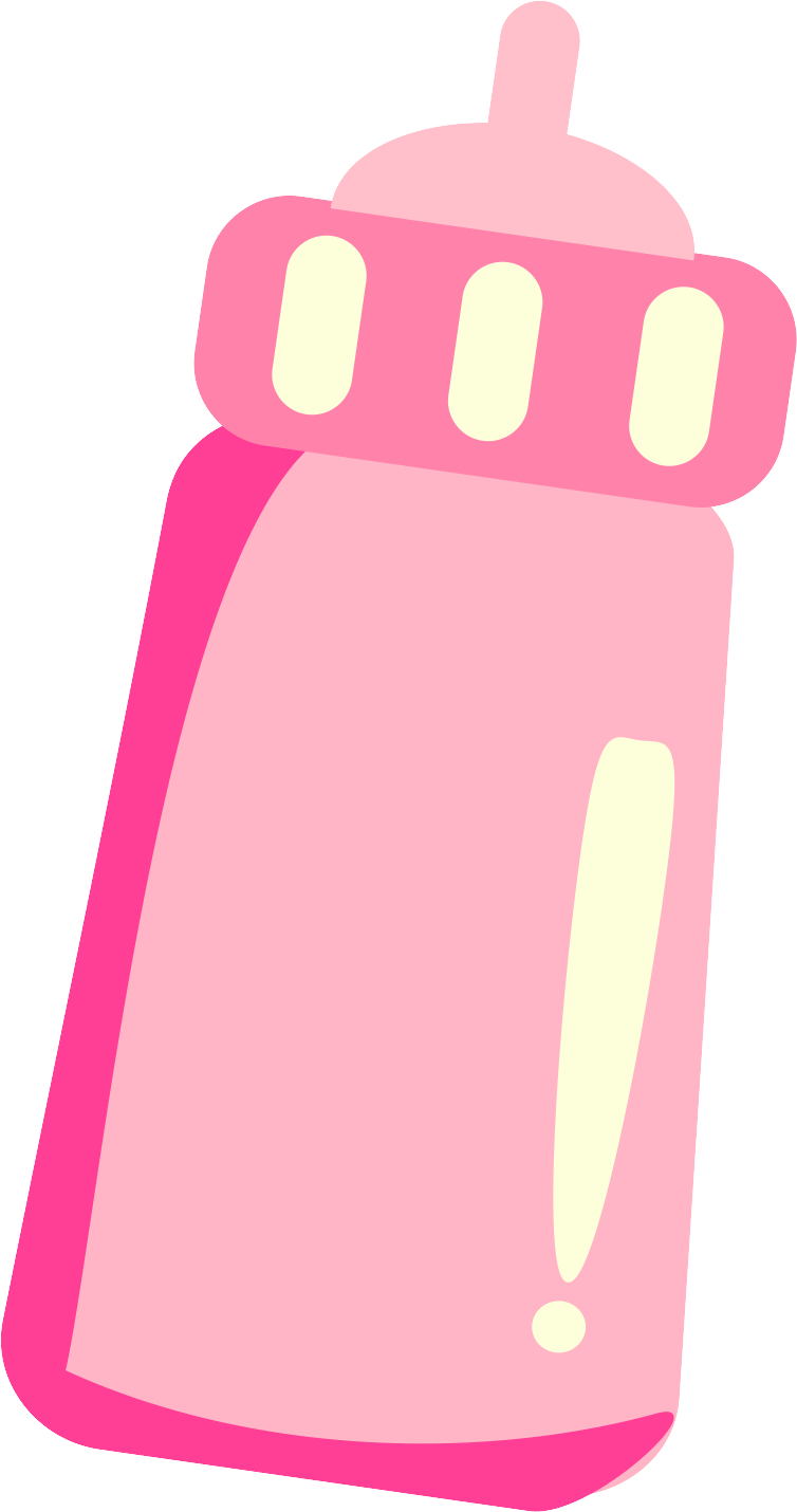 Bebê - Baby Stuffs Clipart Pink (754x1430)