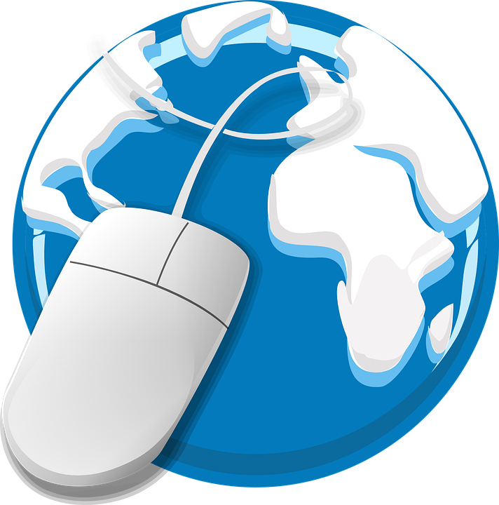 Mouse Clipart Internet - Internet Png (712x720)