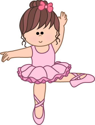 Ballerina Clipart, Scrapbooking, Scrapbook, Ballerina - Little Girl Dancing Clipart (335x439)
