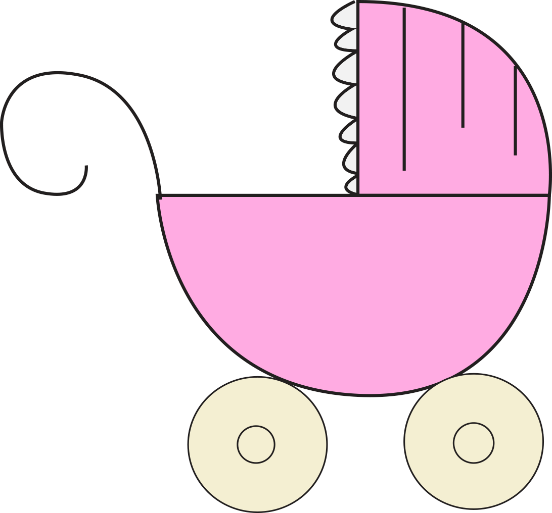 Baby Girl Rattle Clipart - Clip Art Baby Shower (1092x1016)