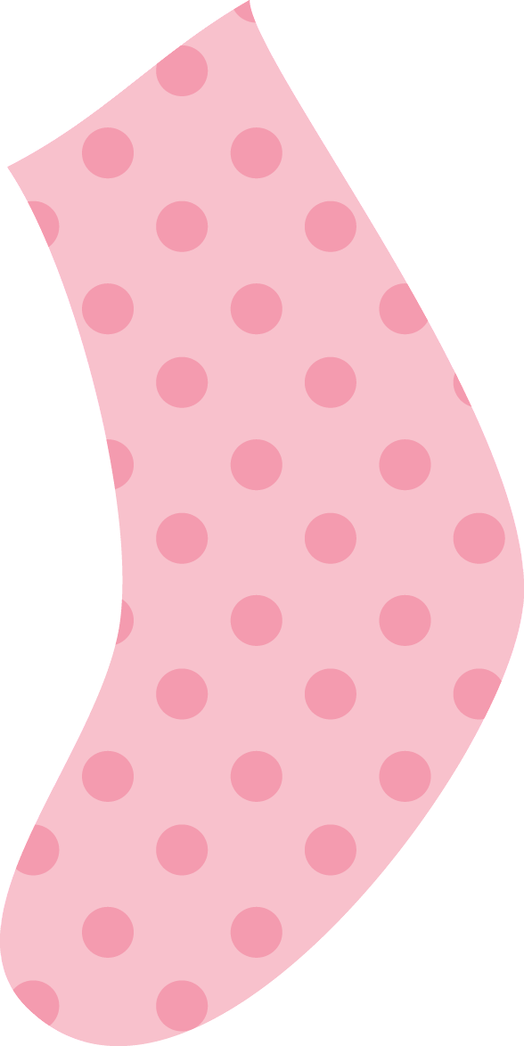Clipart Baby - Polka Dot (588x1174)