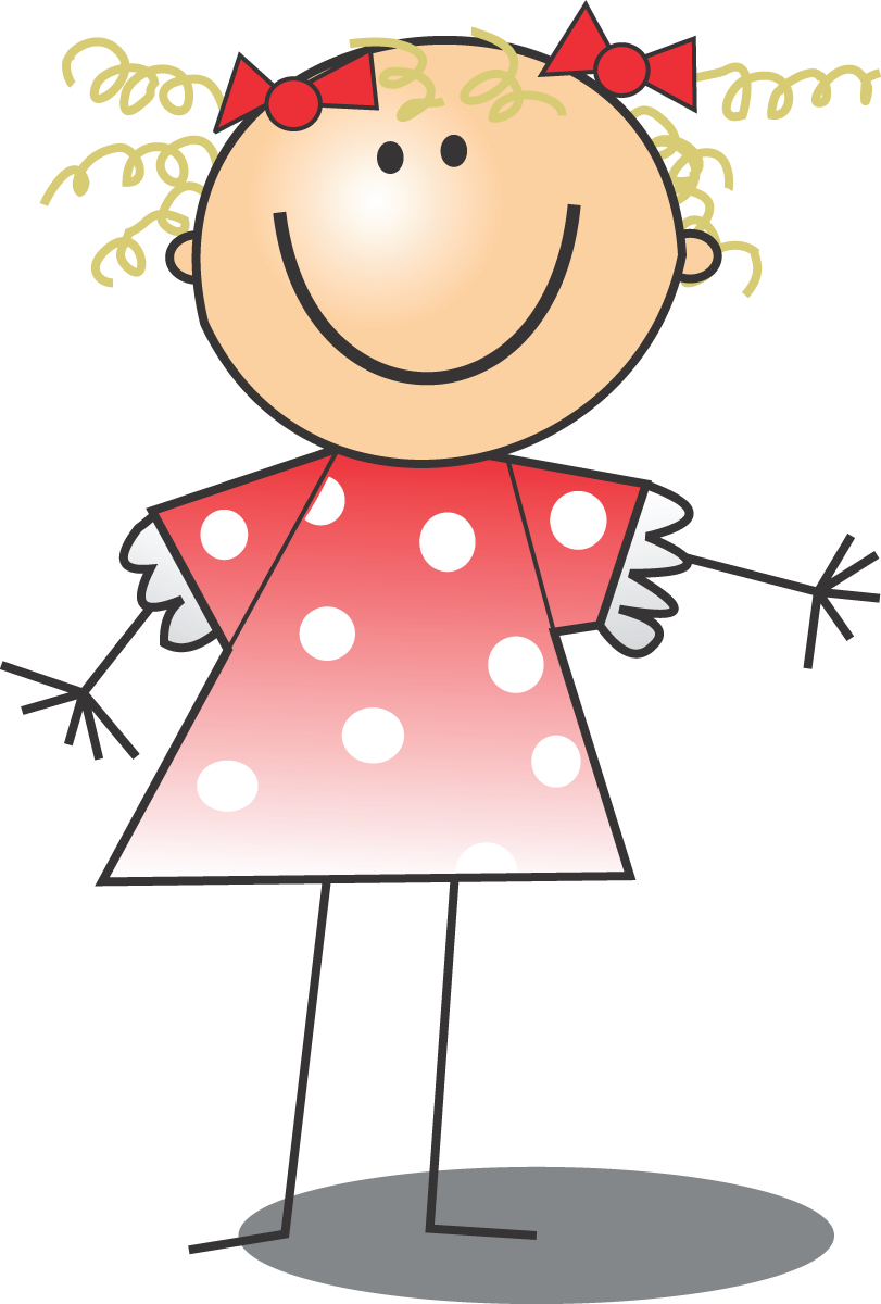 Little Girl Clipart Png Collection - Free Clip Art Girl (811x1200)