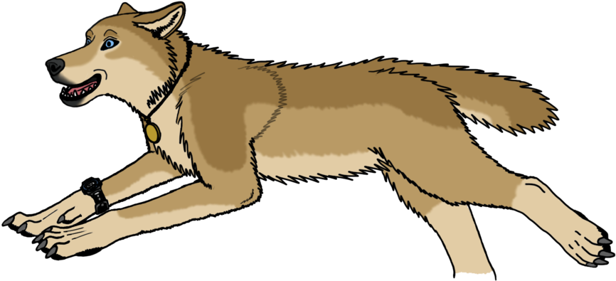 Wip By Dogboy09 - Wolfcartoon Png (900x540)