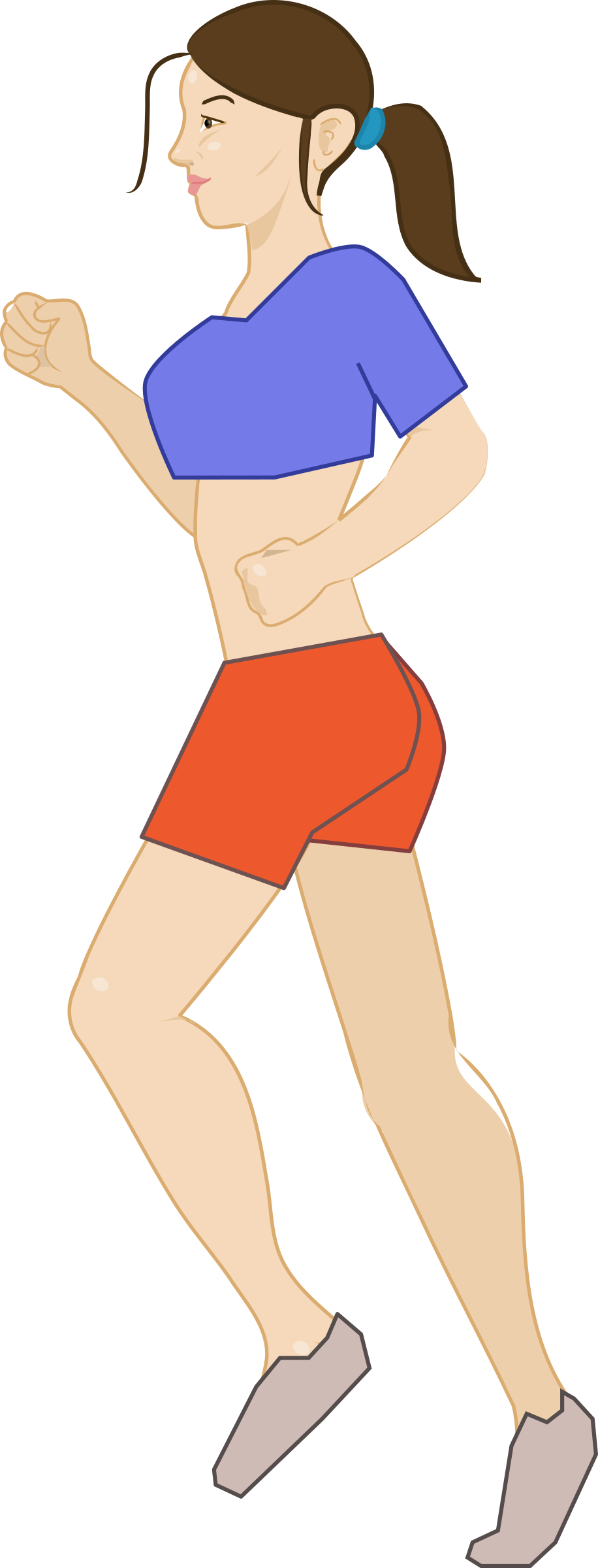 This Free Icons Png Design Of Jogging Woman - Joggen Png (916x2400)
