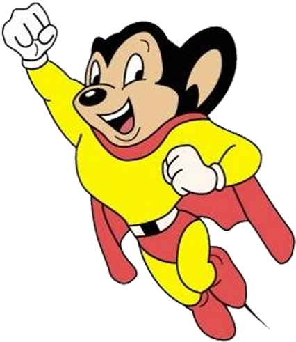 Super Hero Mouse Mascot - Mighty Mouse Png (500x500)