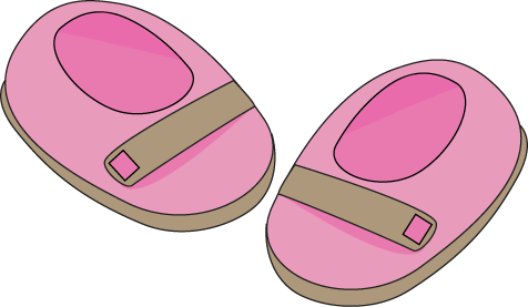 Pink Baby Shoes - Pink Baby Shoes Clip Art (476x277)
