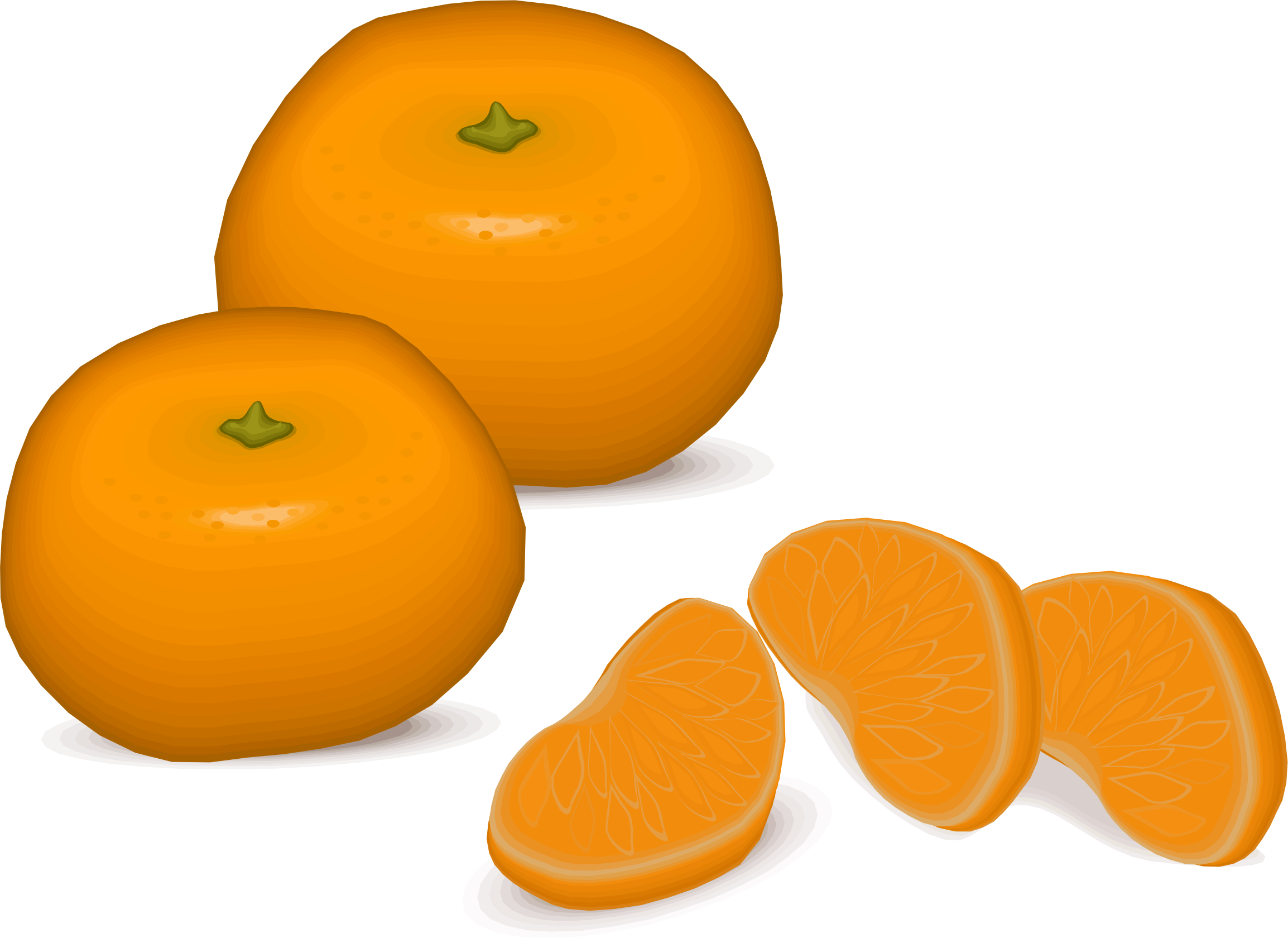 Big Image - Mandarin Orange Clipart (2308x1680)